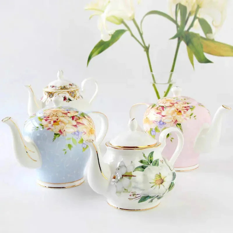 Théière Anglaise Bleue