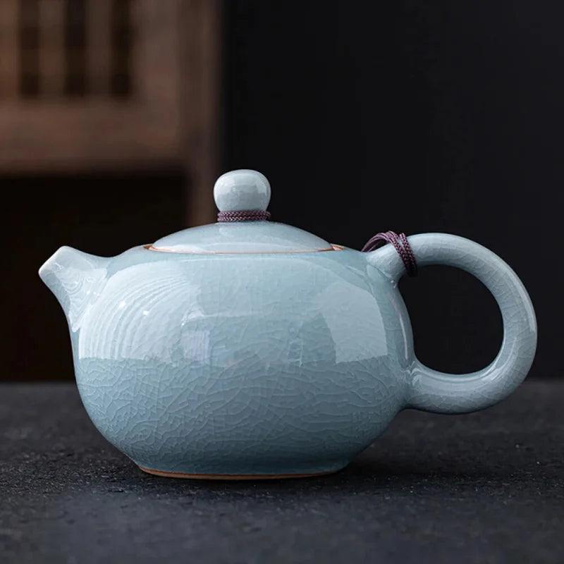 Théière Chinoise Porcelaine Bleue