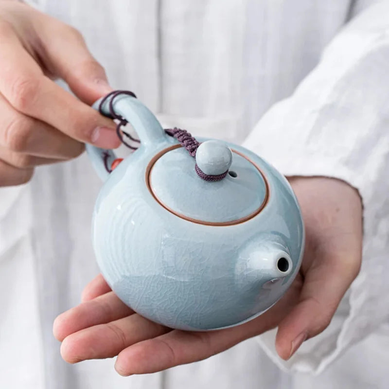 Théière Chinoise Porcelaine Bleue