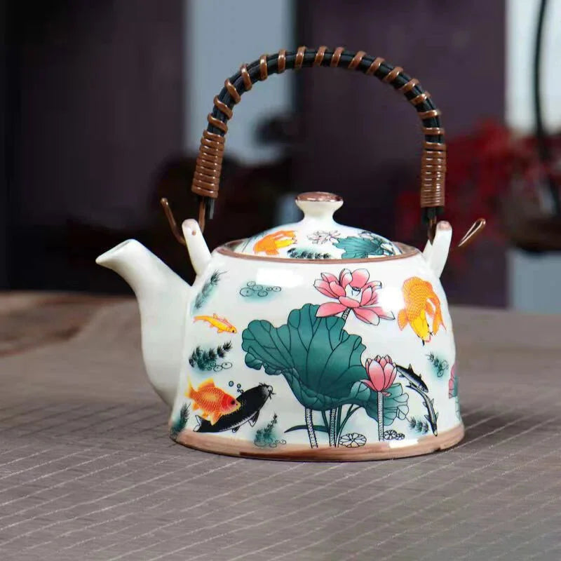 Théière Chinoise Porcelaine