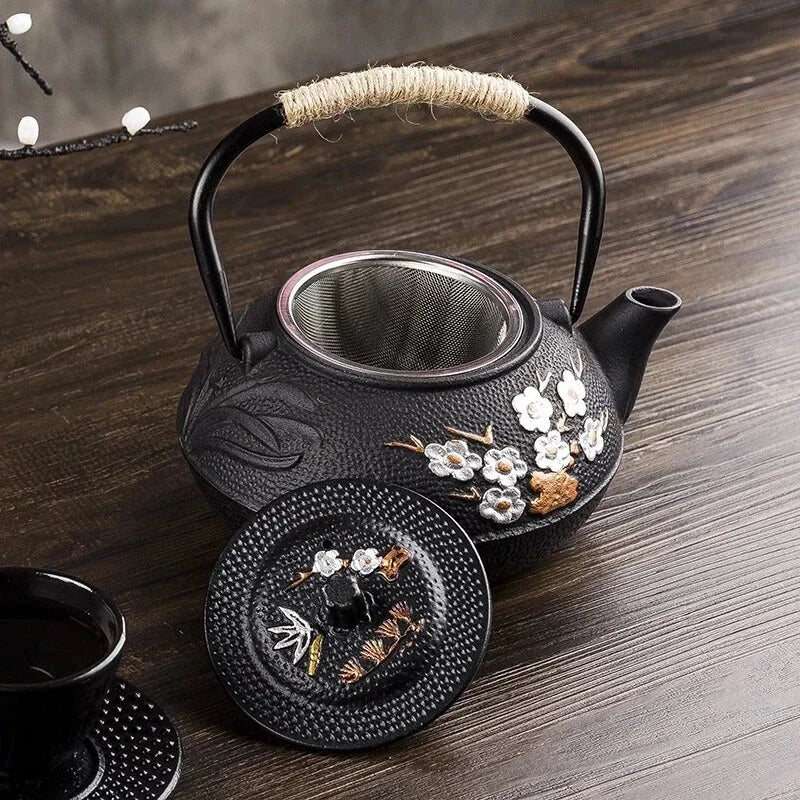 Théière En Fonte Avec Infuseur