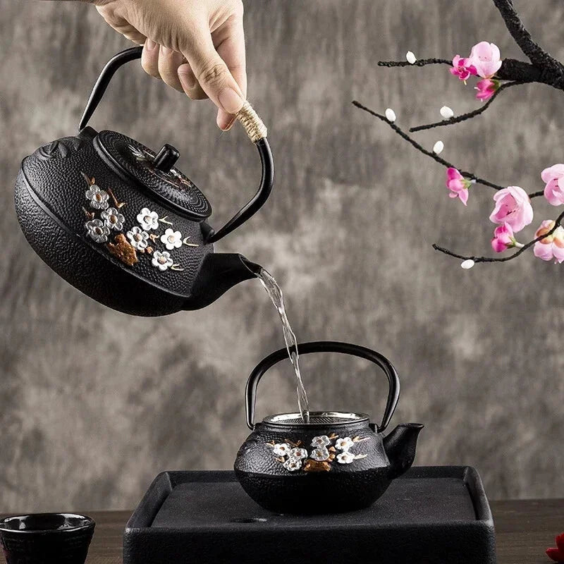 Théière En Fonte Avec Infuseur