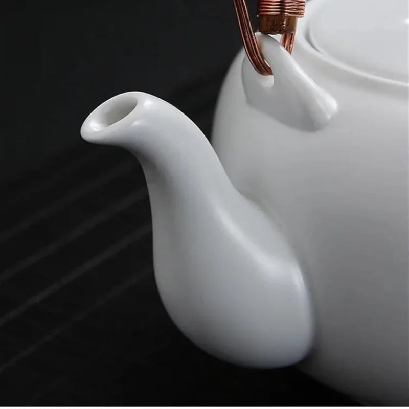 Théière En Porcelaine Avec Filtre