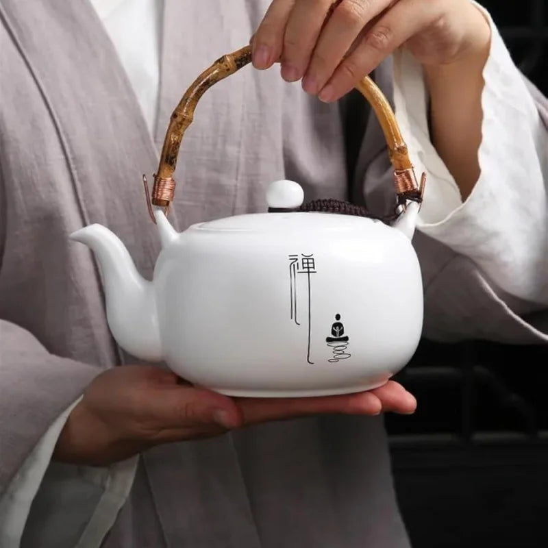 Théière En Porcelaine Avec Filtre