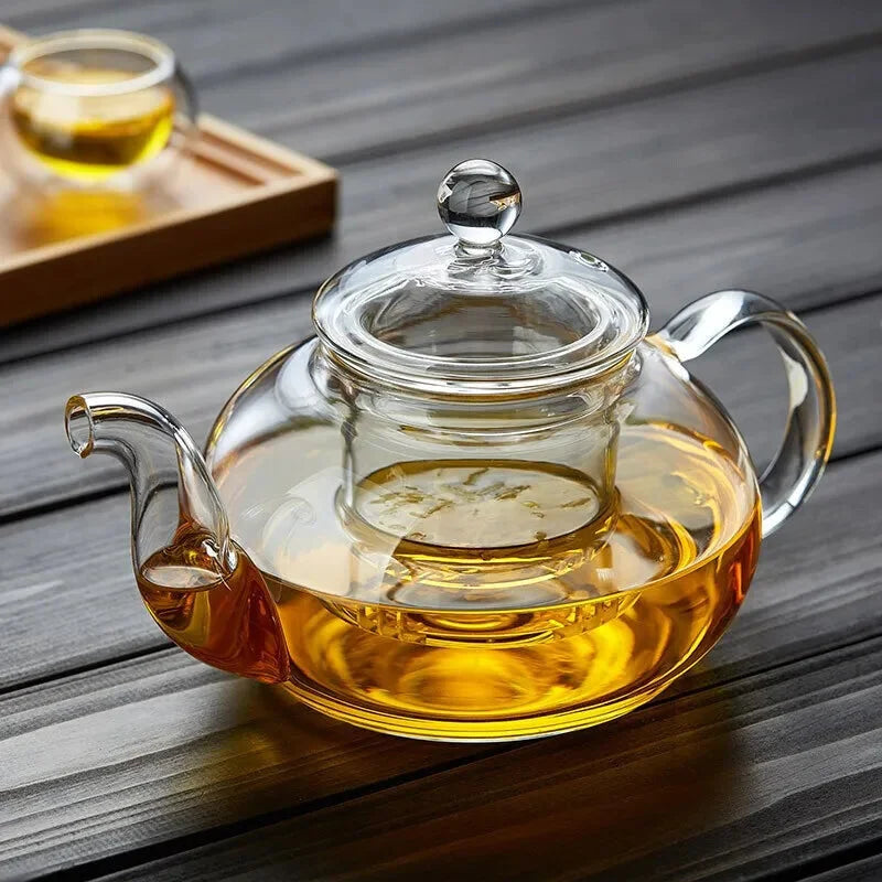 Théière En Verre Avec Filtre