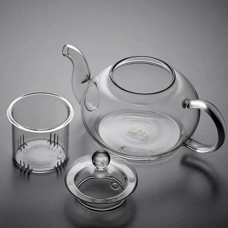 Théière En Verre Avec Filtre