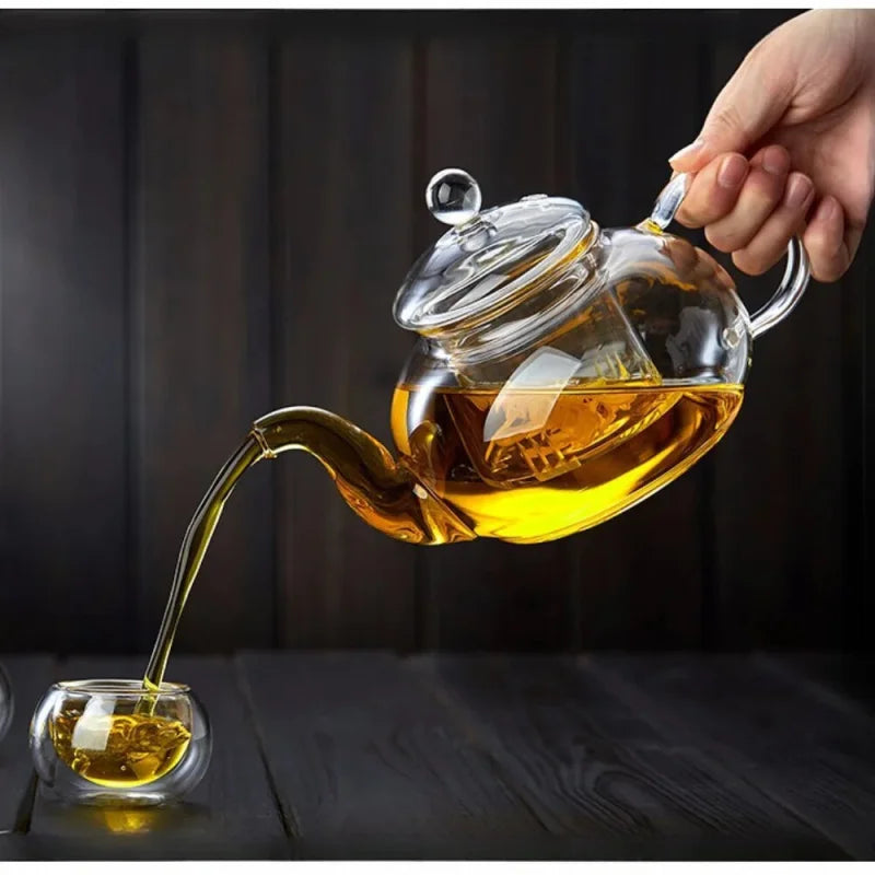Théière En Verre Avec Filtre