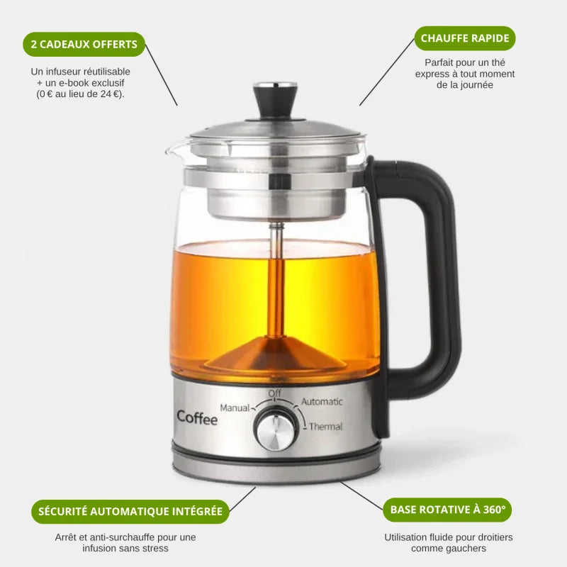 Théière En Verre Electrique