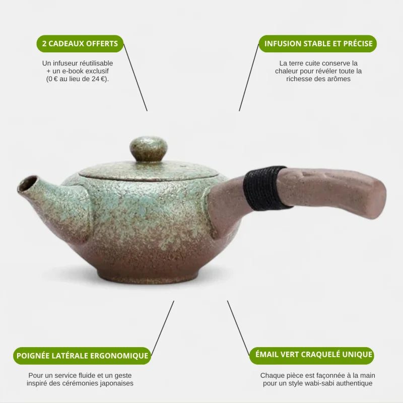 Théière Japonaise Terre Cuite