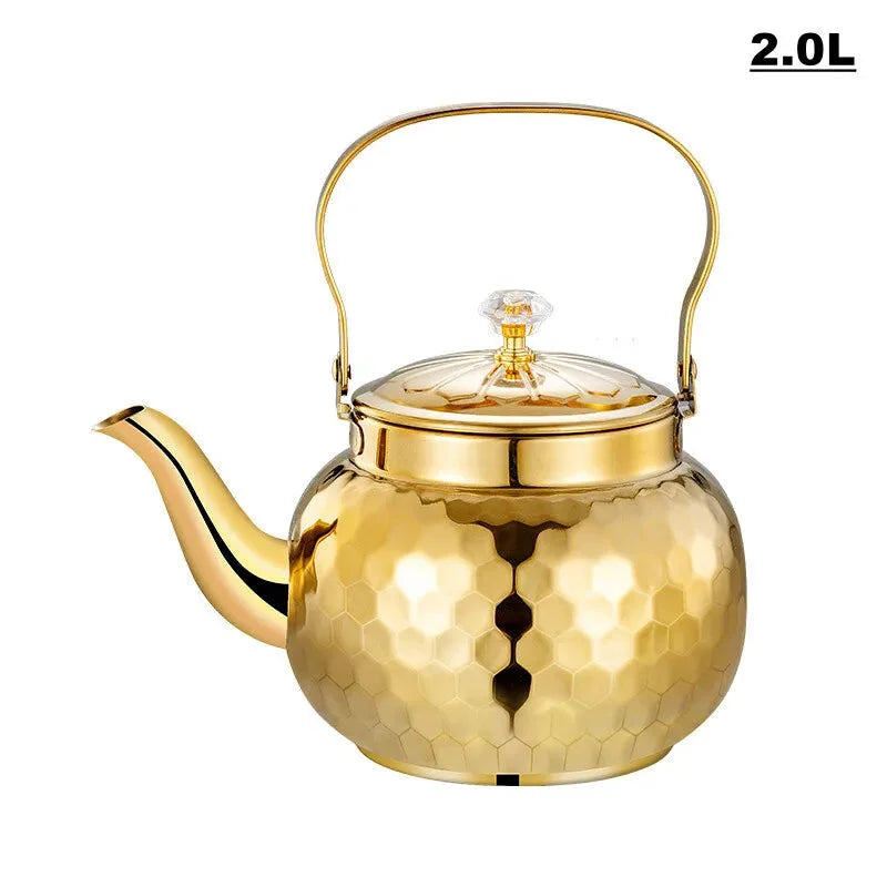 Théière Marocaine Dorée