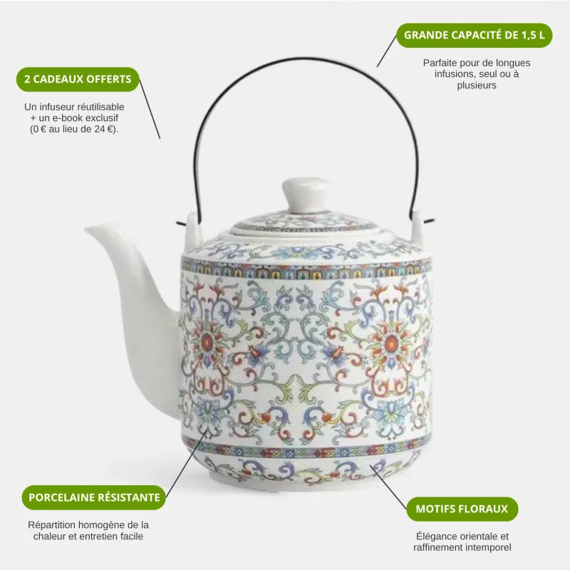 Théière Porcelaine 1.5 L