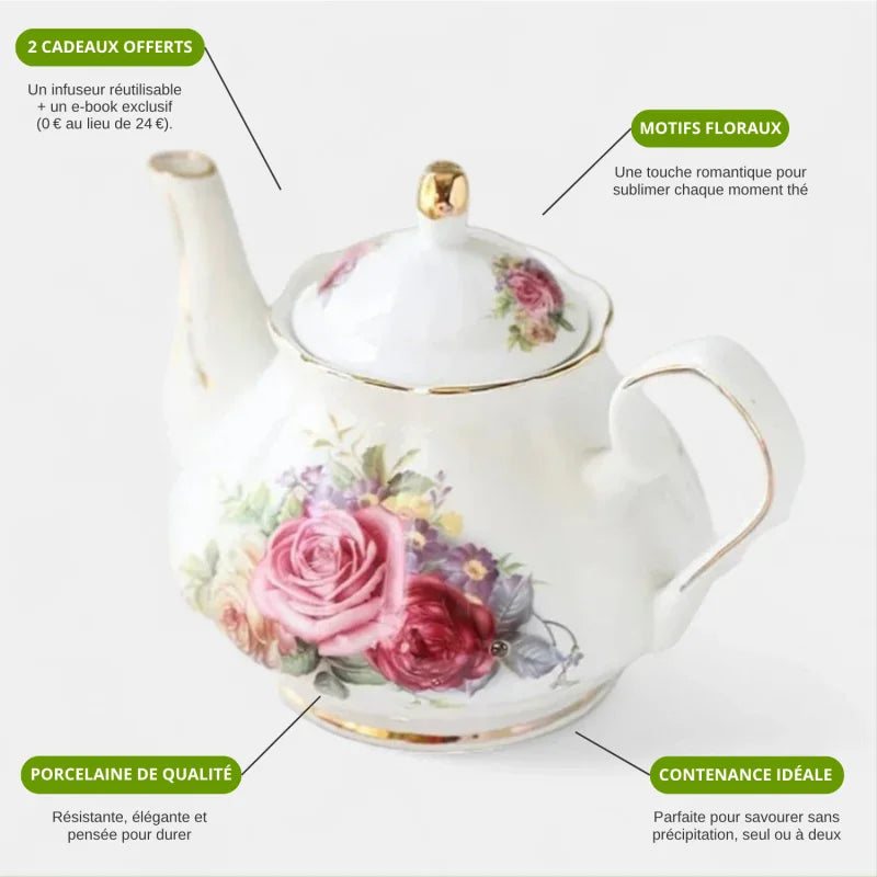 Théière Porcelaine Blanche