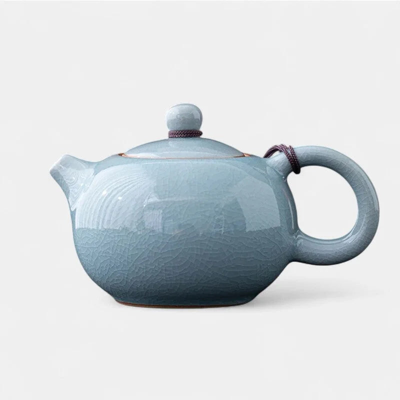Théière Chinoise Porcelaine Bleue