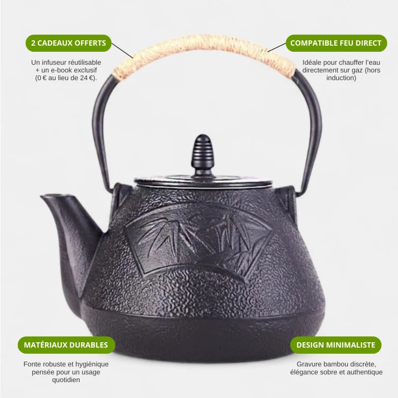 Théière En Fonte De Qualité