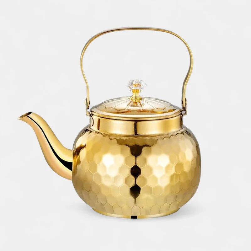 Théière Marocaine Dorée